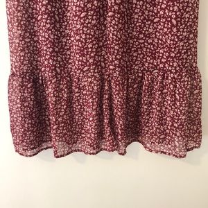 Long Floral Skirt
